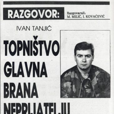 SAČUVANO OD ZABORAVA (1992.): Ivan Tanjić – Topništvo glavna brana neprijatelju