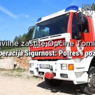 VELIKA POKAZNA VJEŽBA CIVILNE ZAŠTITE OPĆINE TOMISLAVGRAD