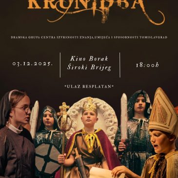 NAJAVA: “Krunidba” u Širokom Brijegu 3. prosinca
