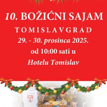 NAJAVA: 10. Božićni sajam u Tomislavgradu