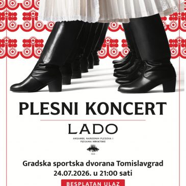 NAJAVA: Reprezentativni plesni koncert ansambla LADO