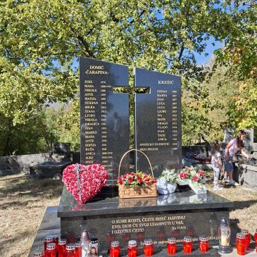 U Gornjoj Drežnici slavljena Sveta misa za 32 žrtve Drugog svjetskog rata