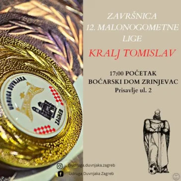 ZAGREB: Završnica malonogometnog turnira Kralj Tomislav (najava)