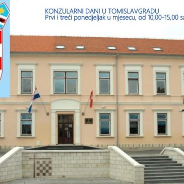 KONZULAT RH U LIVNU: Konzularni dani se zbog godišnjih odmora neće održavati u srpnju i kolovozu
