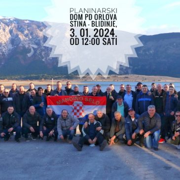 NAJAVA: Tradicionalno novogodišnje druženje Mandoseljana i prijatelja na Blidinju