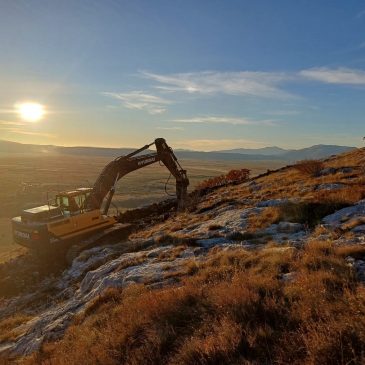 LJUBUŠA: Počeli radovi na izgradnji novog protupožarnog puta