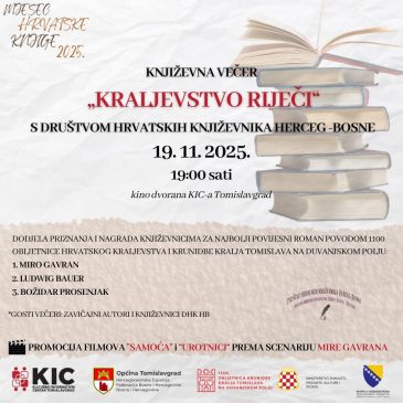 NAJAVA: Književna večer “Kraljevstvo riječi”