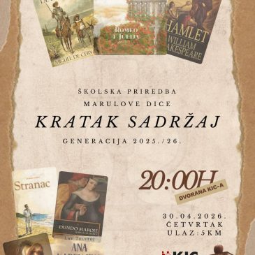 NAJAVA: Priča koja se pamti – oproštajna večer maturanata 