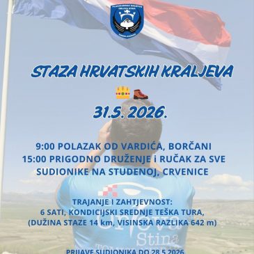 NAJAVA: Staza hrvatskih kraljeva 2026.