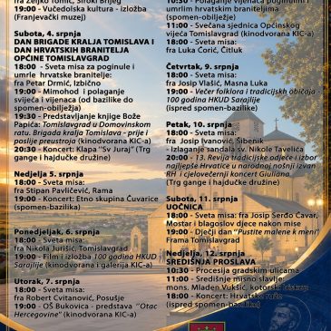 Predstavljamo program Dana sv. Nikole Tavelića 2026.