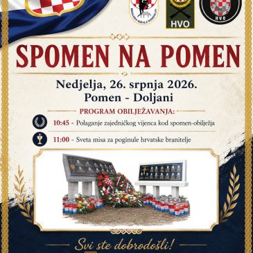 NAJAVA: Spomen na Pomen 2026.