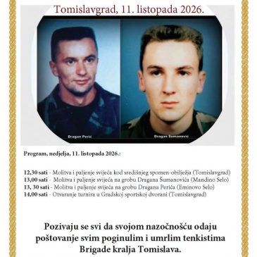 NAJAVA: 12. memorijalni turnir “Dva Dragana 2026.”